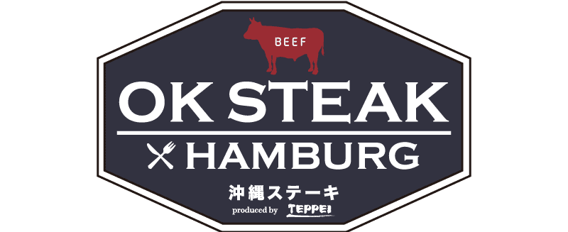 OK STEAK × HAMBURG ロゴ画像